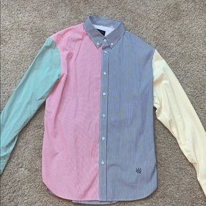 Rag & Bone Multicolor ButtonUp Striped Dress Shirt